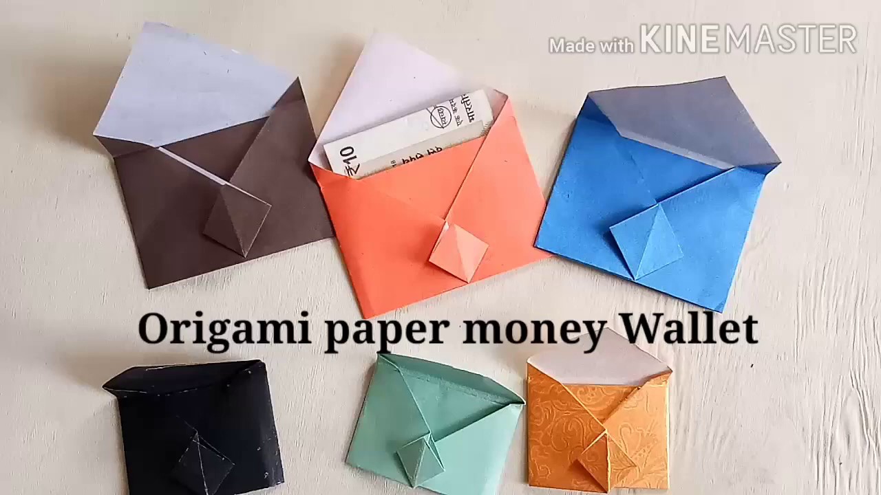 Paper wallet # how to make origami paper envelope ..only craft/paper ...