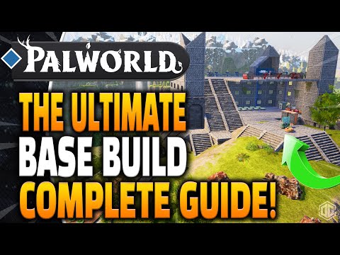 Palworld - COMPLETE BUILDING GUIDE FOR the ULTIMATE Main Base