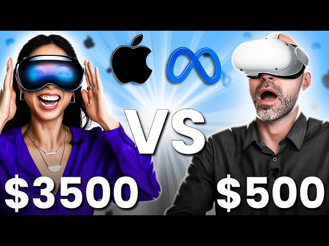 Apple Vision Pro vs Meta's Quest 3: The VR war begins