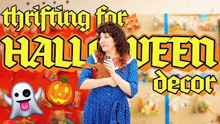 Thrift with me for home decor (spooky edition!) 👻 for REAL this time. Micd up thrift haul Fall 2023 by Kathleen Illustrated 37,938 views 7 months ago 17 minutes