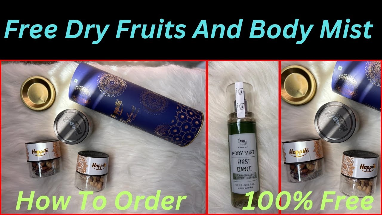 Free Dry Fruits And Body Mist | 100% Free Products Unboxing | How to Order Free Products