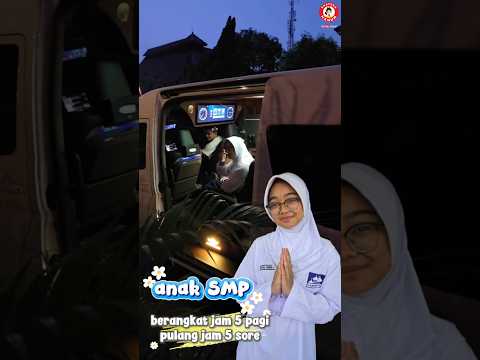 Anak SMP Berangkat Jam 5pagi - Semangat Hanum! 🤩 #shorts  #fyp