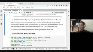 Qiskit Pulse Tutorial | Sophy | CIT QH 2022 |