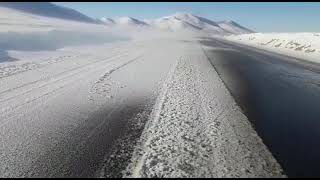 nieve en la ruta 5 norte Taltal
