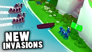 NEW VIKING INVASIONS! (Bad North Gameplay Part 1)