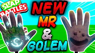 New GOLEM Glove🌳 & CHEEKY is now MR⛧!🤯 - Slap Battles Roblox