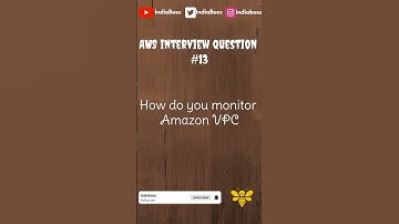 How do you monitor Amazon VPC | indiabees | #shorts