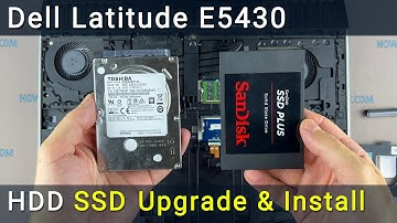 How to Install SSD or HDD in Dell Latitude E5430 – Full DIY Tutorial