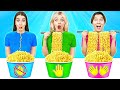 Jíme bez rukou vs Jednou rukou vs Dvě ruce Výzva | Vtipné Výzvy Multi DO Challenge