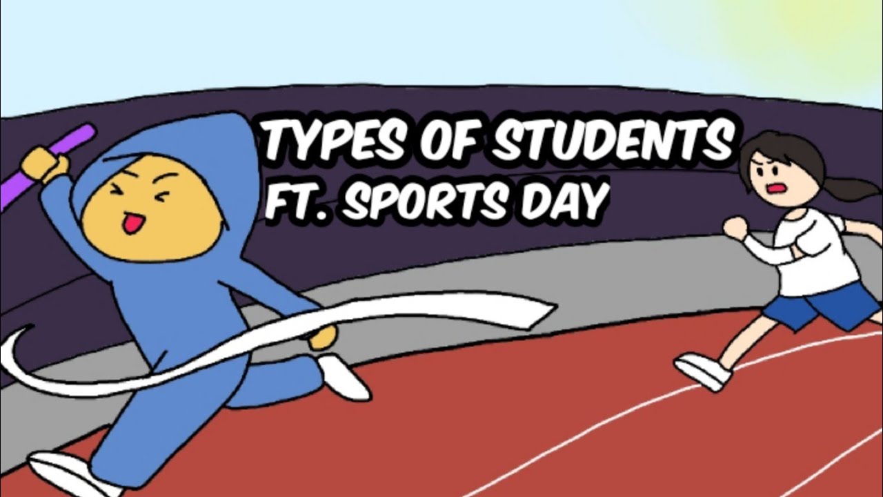 Types of Student ft. Sports day #animation #sports - YouTube