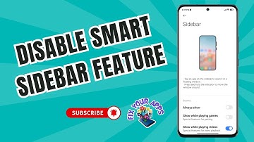 How to Disable the Smart Sidebar Feature on Android
