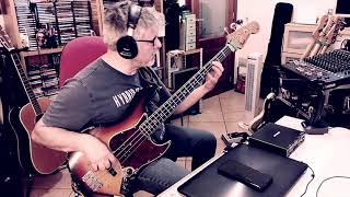 Video thumbnail of "Disco Inferno by Trammps (personal bass cover ) by Rino Conteduca with 1966 Fender jazz bass"