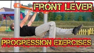 How To Front Lever - progression Exercises