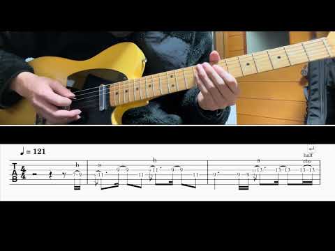 [TAB譜] サマーワンダーランド(back number) Guitar solo cover [ギター]