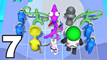 Merge Monster : Color Friends - Walkthrough Part 7 Levels 43-45 - Android ios Gameplay