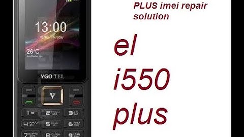 VGOTEL i550 plus null imei solution