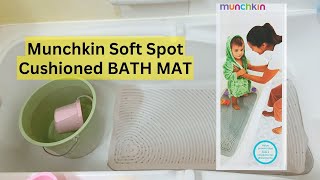 Unboxing Munchkin Soft Spot Cushioned Bath Mat  |  Bathroom Essentials Find | Mom Life screenshot 3