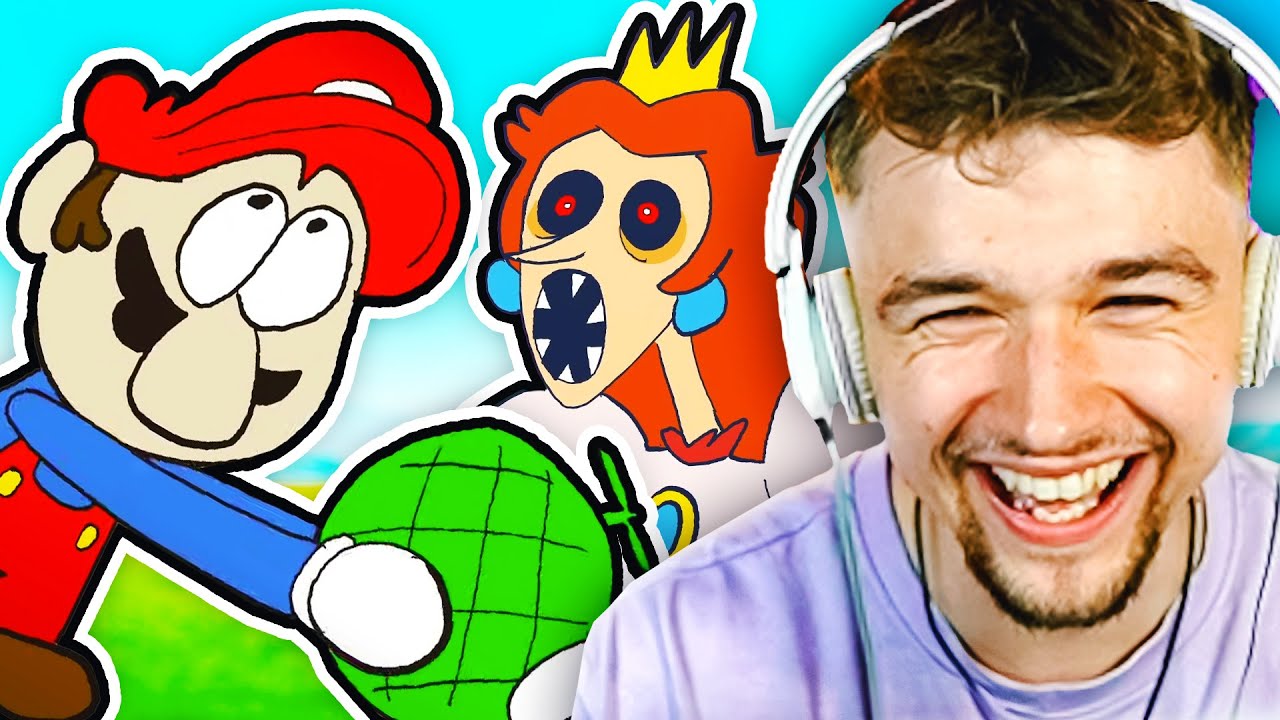 Die DÜMMSTE Super Mario Bros. Animation... 💀😂 | Dävid Reaktion