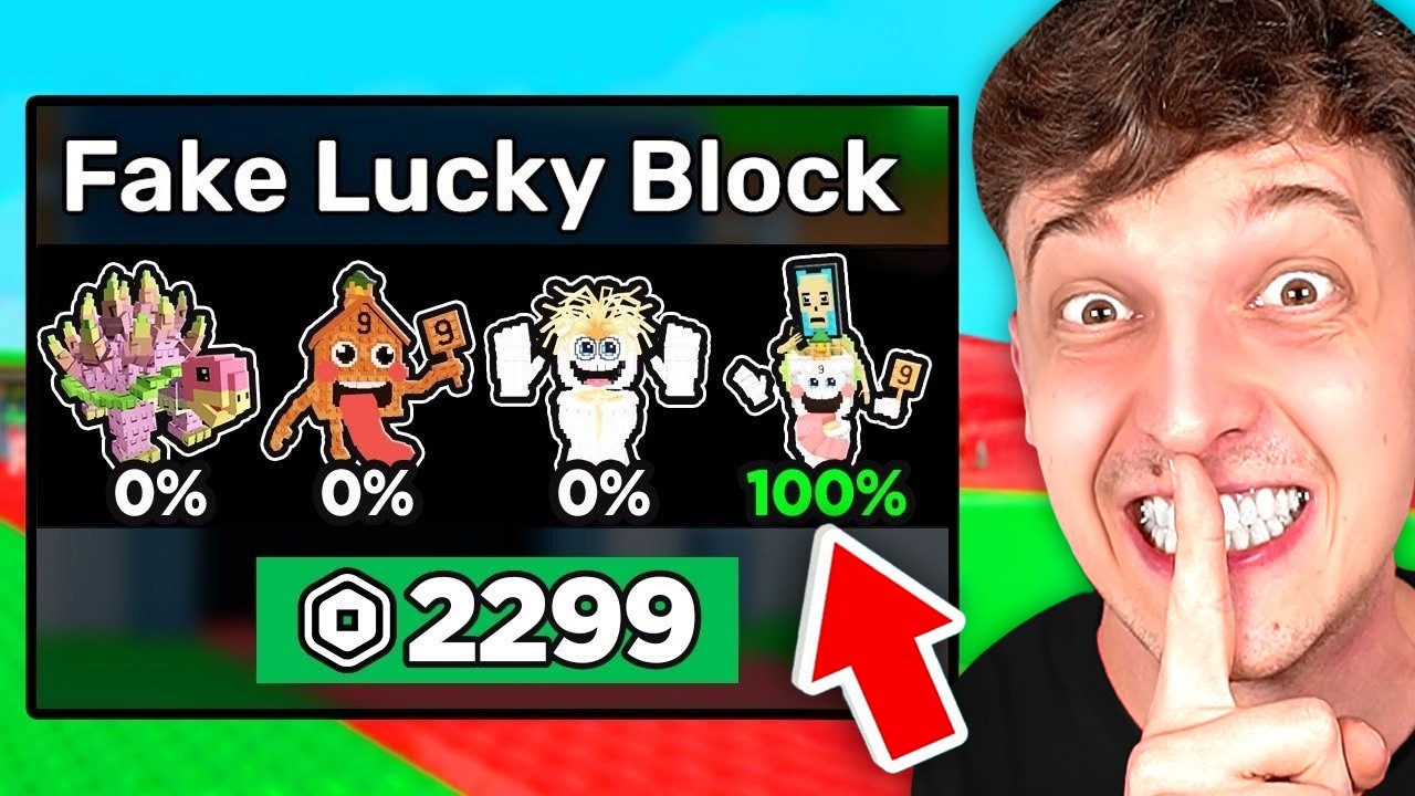 Ich CHEATE HEIMLICH im LUCKY BLOCK OPENING BATTLE…
