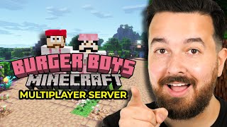 Opening our Members Minecraft Server! - Burger Boys Multiplayer Server