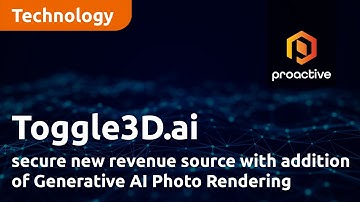Toggle3D.ai verzekert zich van nieuwe inkomstenbron met de toevoeging van generatieve AI-fotorend...