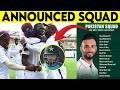 Pakistan vs Western Indies Test Series Squad | Big Changes from Pakistan team in Squad |