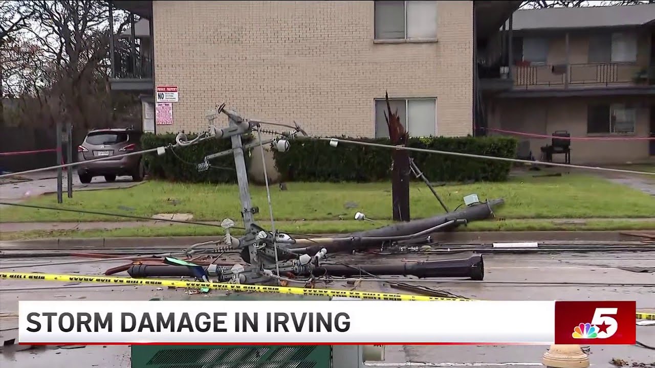 Early morning storms leave trail of damage in North Texas | NCBDFW ...