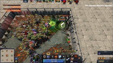 Custom Hero Chaos - Dota2 - Unlimited Treant With Rearm + Multicast (Got High Ping = Dead)