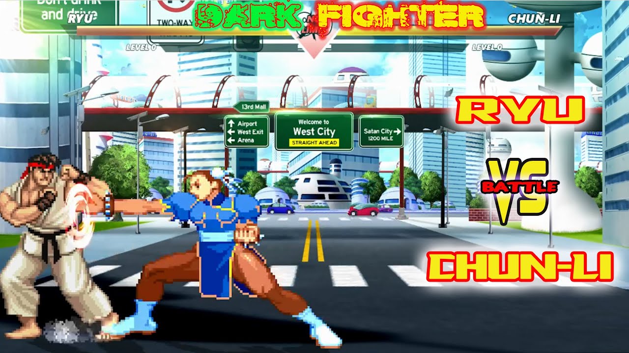 RYU Vs Chun-Li - YouTube