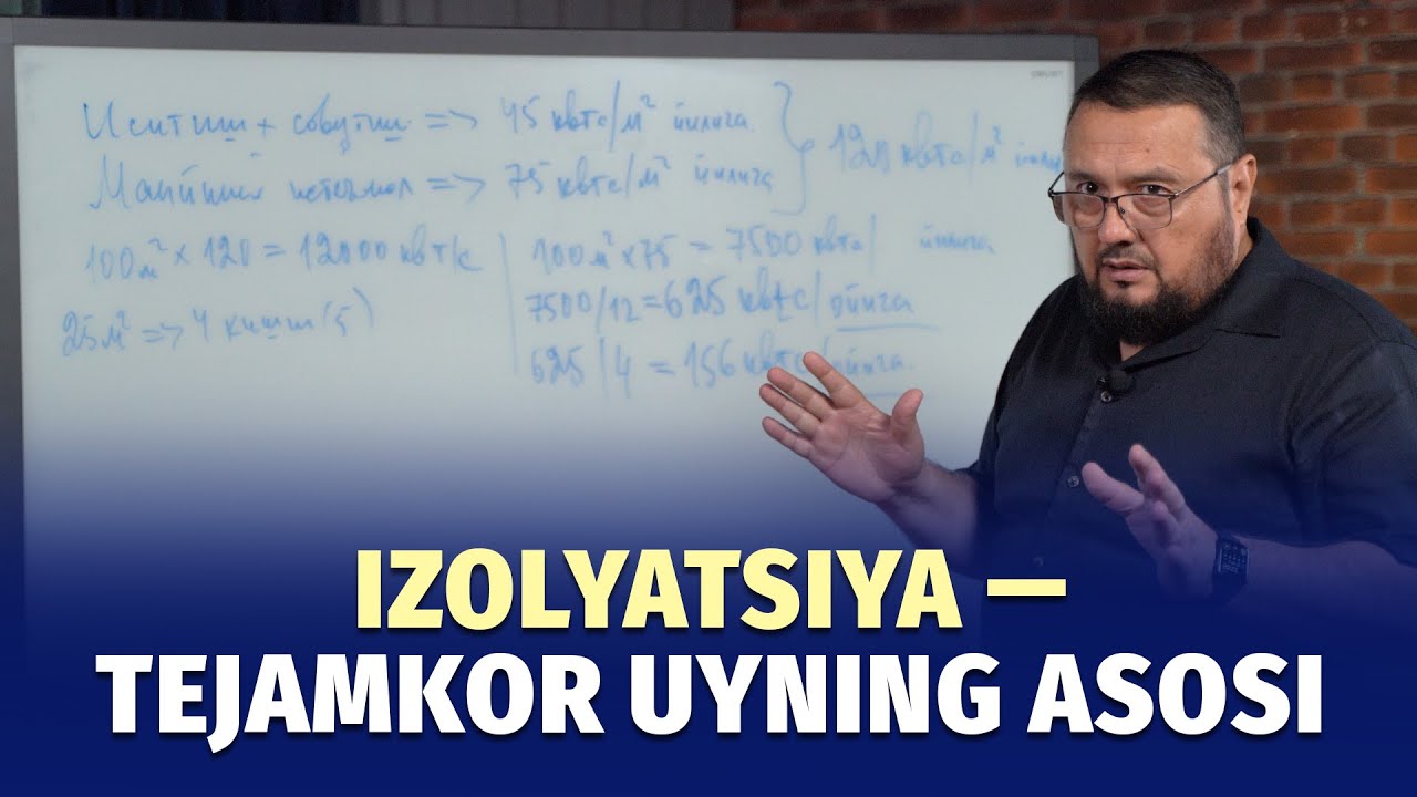 Energosamarador uy qanaqa bo‘ladi? Ekspert bilan suhbat