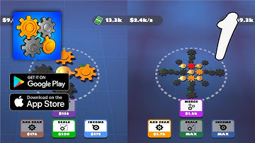 Gear Clicker Gameplay Walkthrough Part 1 (Android, IOS)
