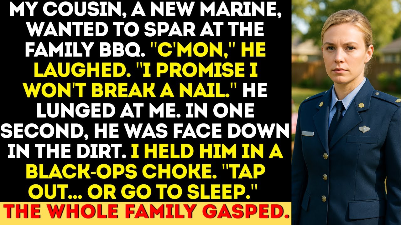 “I’ll Go Easy On You,” My Marine Cousin Laughed—Then He Woke Up On The Floor…