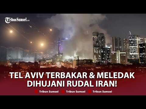 🔴Rusia Kerahkan Pesawat Nuklir, Tel Aviv Terbakar & Meledak Dihujani Rudal Iran! Iron Dome Jebol