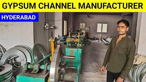 Best gypsum channel manufacturing company in Hyderabad / #gypsumchannelmanufecturer