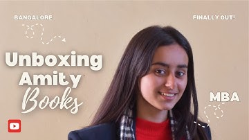 Unboxing My MBA 3rd Semester Books 📚 | Amity University | Specialization