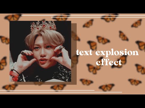 Text explosion tutorial||videostar🧡