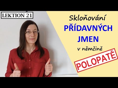 Video: Je přídavné jméno bez ambicí?