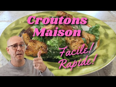 Vidéo: Comment Faire Des Croûtons Tendres En Quelques Minutes