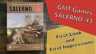 GMT Games, Salerno '43 Box opening and first thoughts