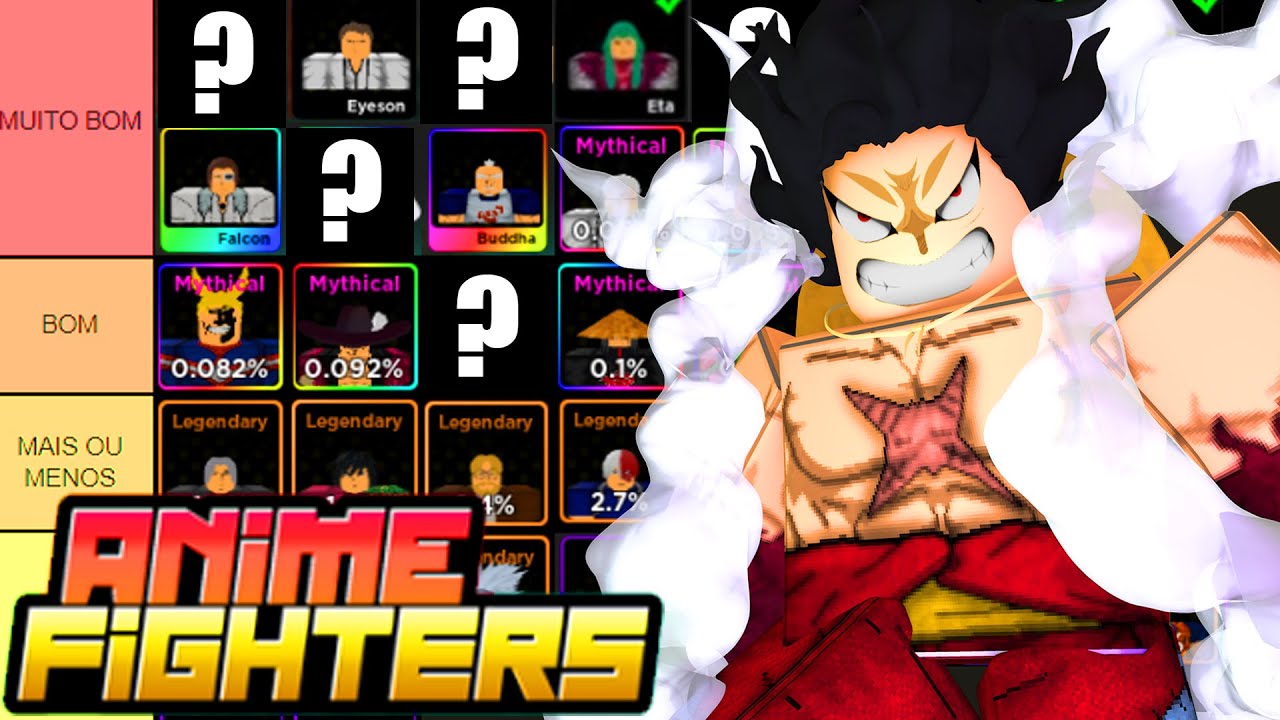 anime fighters simulator tier list｜Pesquisa do TikTok