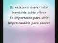 Luz, Cámara y Acción - Violetta 2 - Letra