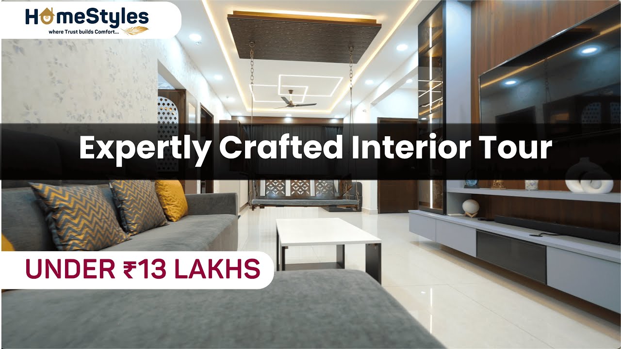 3BHK Interior in Hyderabad That Blends Style & Spirituality | Home Tour by HomeStyles Interiors