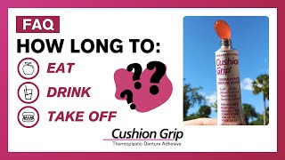 Cushion Grip FAQ: How Long Should You Wait to Eat, Drink, or Remove It? | By @the_toothless_fairy ​