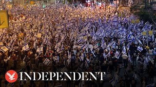 Live: Protesters rally in “Hostages Square” in Tel Aviv