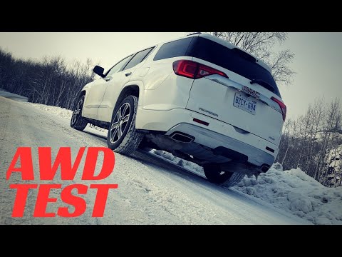 GMC Acadia AWD System Demonstration / Traction Test