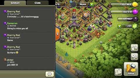 R.I.P CLASH OF CLANS GLOBAL CHAT