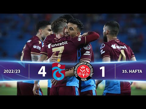 Trabzonspor (4-1) VavaCars Fatih Karagümrük - Highlights/Özet | Spor Toto Süper Lig - 2022/23