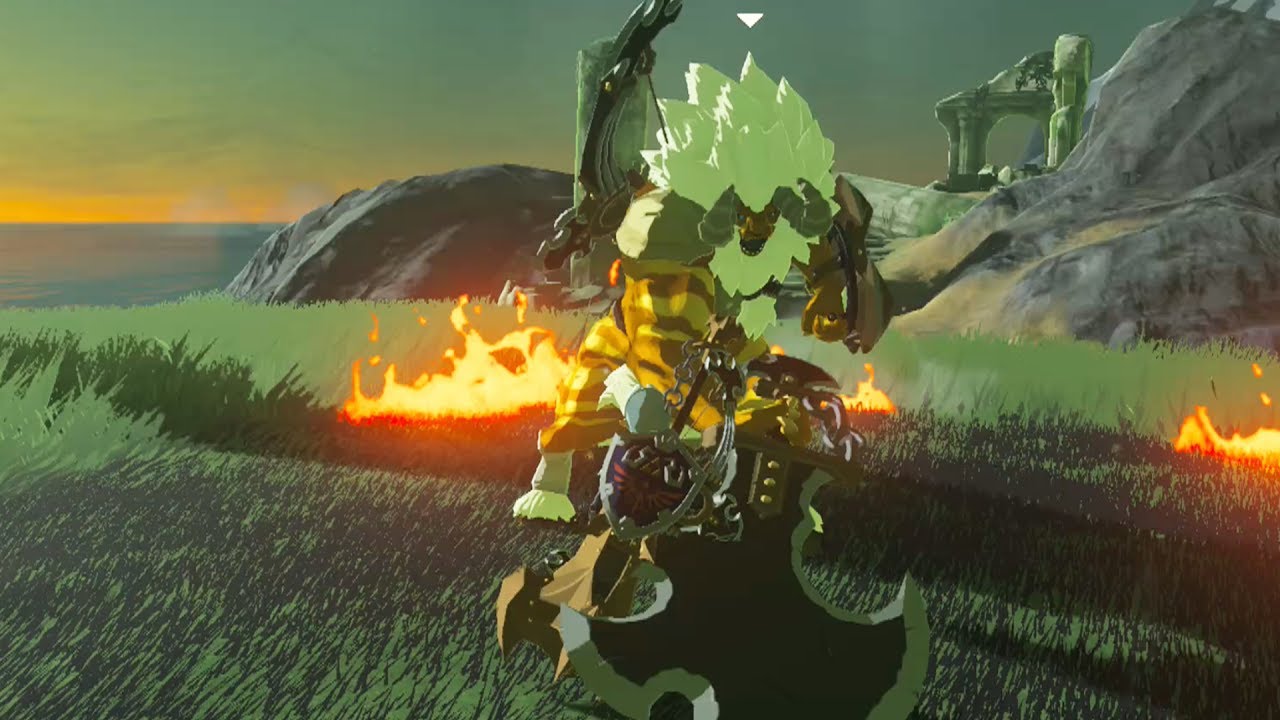 FULLY MAXED Fierce Deity Vs Gold Lynel - Zelda Breath of the Wild
