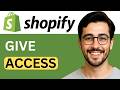 How To Give Shopify Store Access - Team Management Guide (2026)