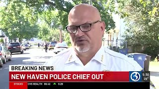 New Haven police chief departs amid theft allegations